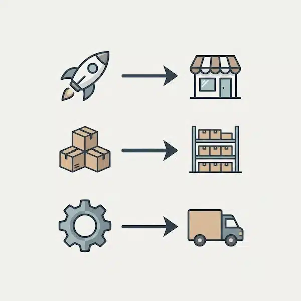 أفضل موقع لإنشاء متجر الكتروني: دليلك لاختيار المنصة المناسبة مخطط يساعدك تختار أفضل موقع لإنشاء متجر الكتروني حسب حالتك