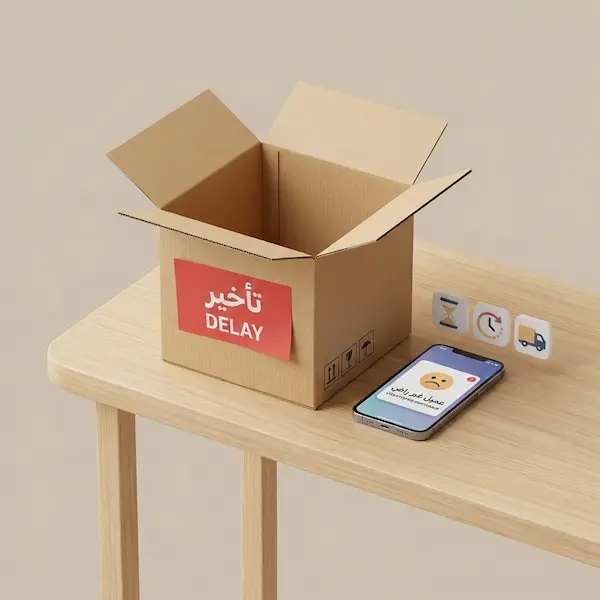 قصص فشل ونجاح المتاجر الالكترونية: دروس عملية لتفادي الأخطاء وبناء نمو ثابت تأخير الشحن وخدمة العملاء من أسباب فشل المتاجر الإلكترونية