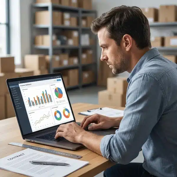 تعرف على شركة تخزين للمتاجر الالكترونية مقارنة واختيار شركة تخزين للمتاجر الالكترونية عبر لوحة تحكم وتقارير مخزون