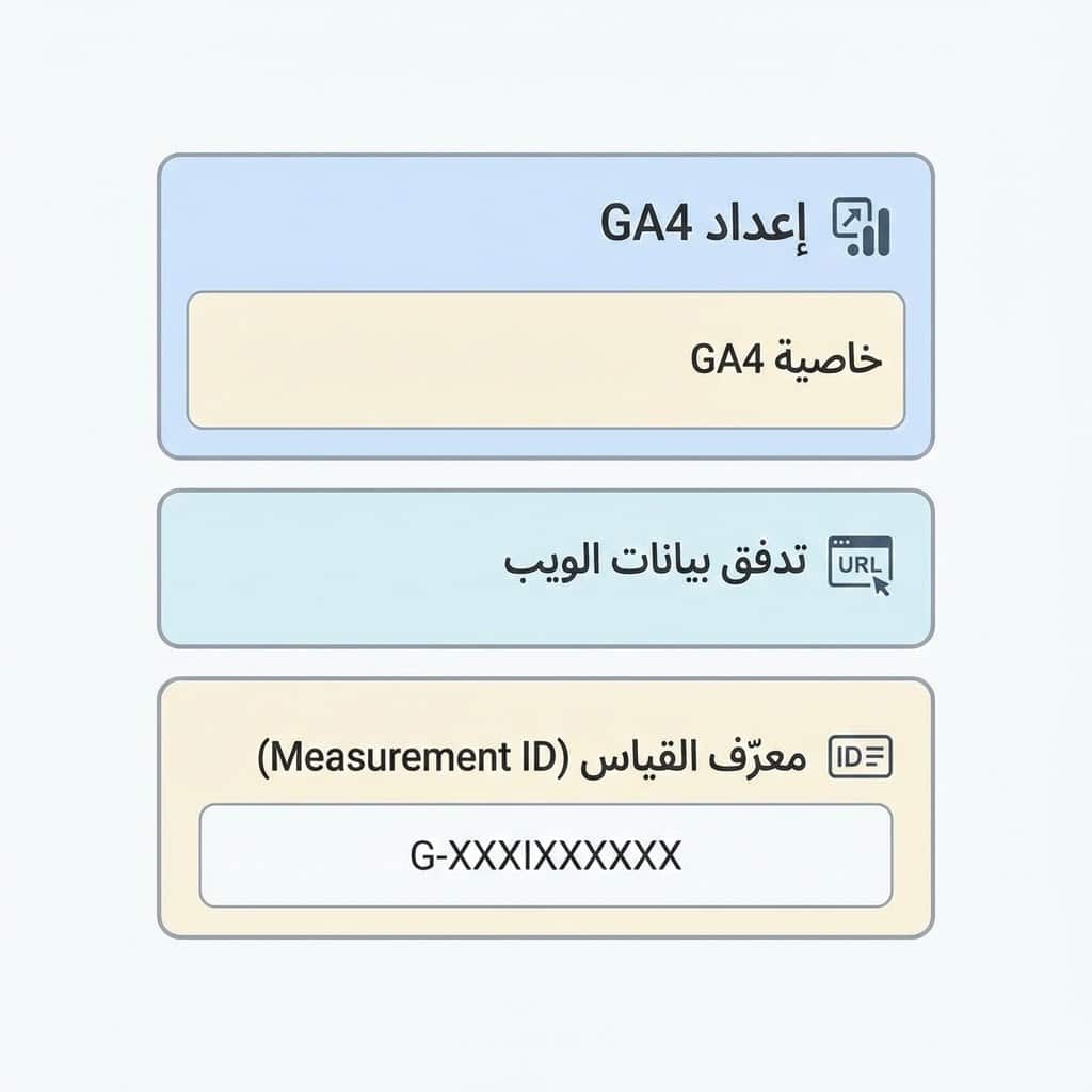 ربط قوقل انالتكس بمتجر سلة الخاص بك باحترافية تجهيز GA4 للحصول على Measurement ID لربط قوقل انالتكس بمتجر سلة