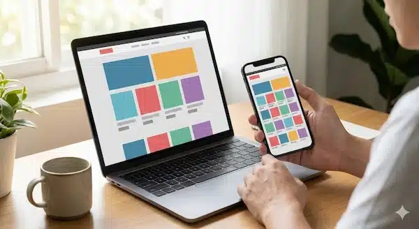 تصميم متجر الكتروني على منصه سله: دليل عملي من الصفر حتى الإطلاق اختبار تصميم متجر إلكتروني على الهاتف واللابتوب للتأكد من توافق الجوال