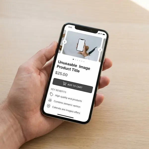 تصميم متجر إلكتروني على منصة سلة: خطوات عملية لمتجر جاهز للبيع تجربة صفحة المنتج على الجوال في تصميم متجر إلكتروني على منصة سلة