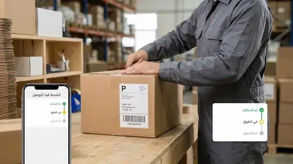 ادارة المتاجر الالكترونية في السعودية: دليل عملي شامل تجهيز طلب وتغليفه مع عرض تتبع الشحنة بمراحل واضحة حتى التسليم.