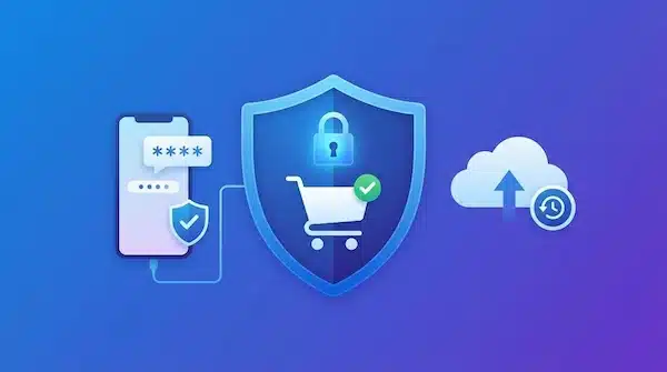 تصميم متاجر الكترونية ووردبريس | خطوات سريعة واحترافية حماية متجر ووردبريس عبر درع وأيقونات قفل ونسخ احتياطي وتوثيق ثنائي