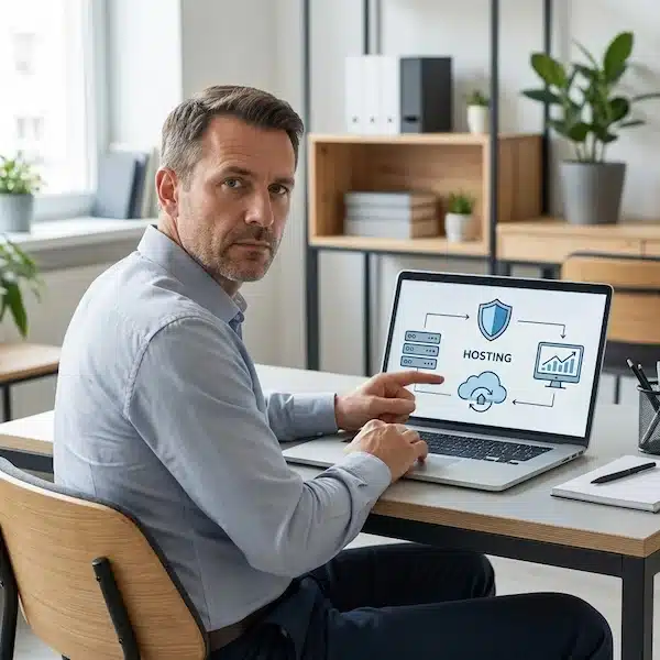 افضل استضافة مخصصة: دليل اختيار الخادم المناسب لموقعك مستشار تقني يراجع خطة استضافة مخصصة تتضمن الأمان والنسخ الاحتياطي والمراقبة.