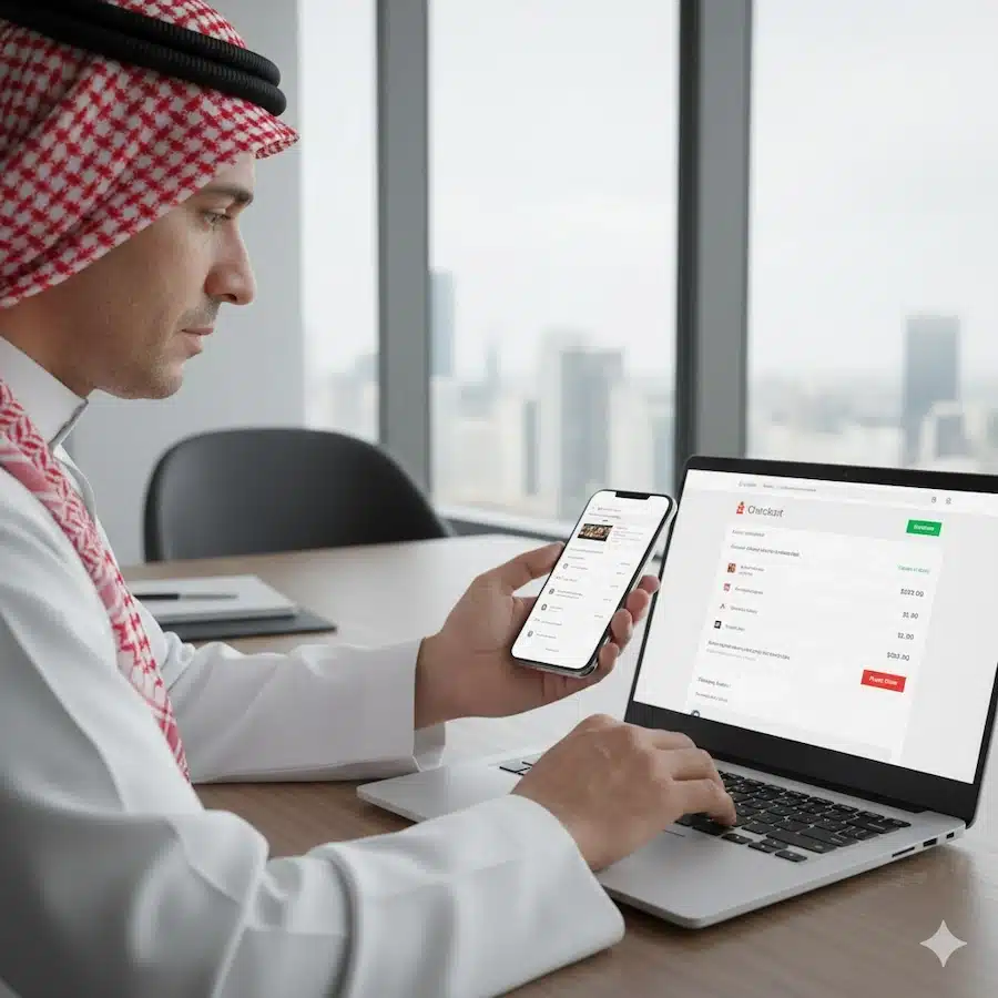 تكلفة عمل متجر إلكتروني: تفكيك الميزانية خطوة بخطوة إنفوجرافيك يوضح التكاليف الخفية في المتجر الإلكتروني مثل رسوم الدفع والشحن والمرتجعات والتطبيقات