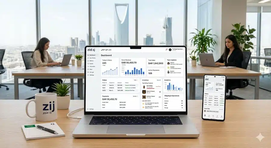 إدارة متجر زد في السعودية: كيف تحوّل لوحة التحكم إلى “نظام تشغيل” يومي قابل للنمو؟ إدارة متجر زد في السعودية لوحة التحكم الشاملة