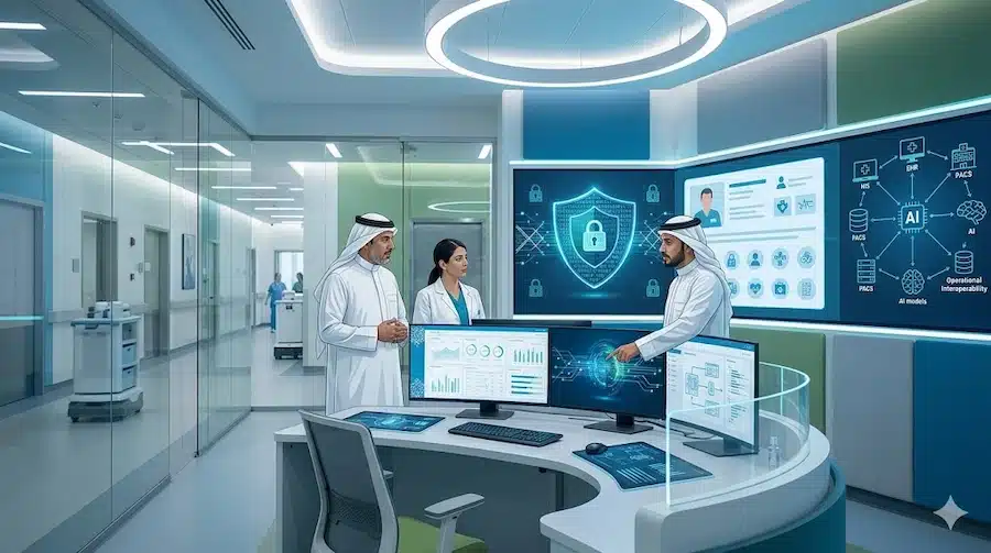 الذكاء الاصطناعي للمستشفيات في السعودية: إطار قرار عملي للتبنّي الآمن والمتوافق امتثال الذكاء الاصطناعي في المستشفيات السعودية