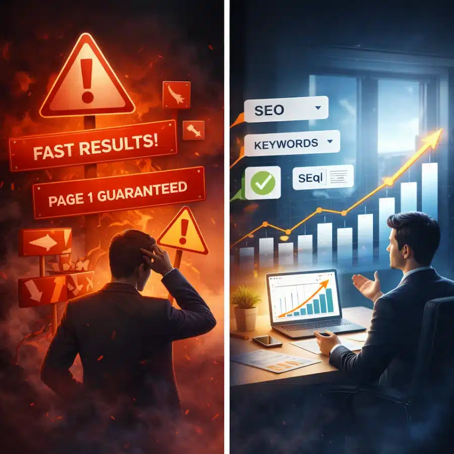 تحذيرات عند اختيار مقدم خدمة سيو