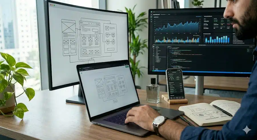 معنى سيو SEO: دليل شامل لفهم تحسين محركات البحث للمبتدئين مطور مواقع يعمل على الجوانب التقنية للموقع مثل السرعة والبنية والأرشفة