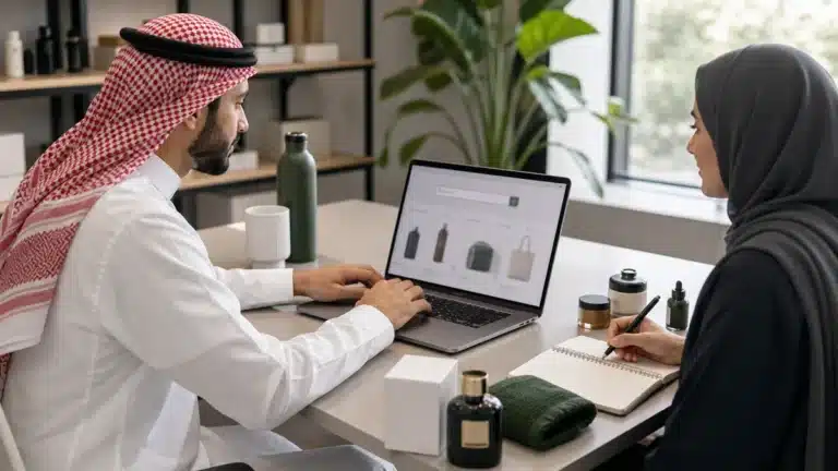 مشهد واقعي مرتبط بموضوع البحث الداخلي في المتجر وتأثيره على SEO وتجربة الشراء من نسر المتاجر