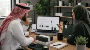 مشهد واقعي مرتبط بموضوع Brand SERP للمتجر: كيف تبدو نتيجة البحث باسم علامتك؟ من نسر المتاجر