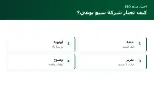 اختيار شركة سيو SEO: كيف تقيّم العروض قبل التعاقد؟