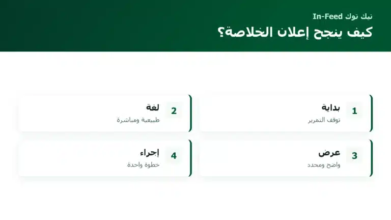 الصفحة الرئيسية كيف ينجح إعلان الخلاصة؟