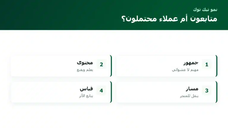 الصفحة الرئيسية متابعون أم عملاء محتملون؟