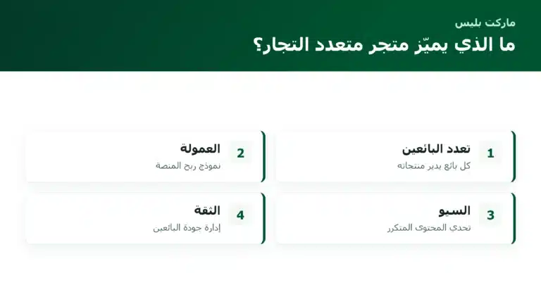 ما الذي يميّز متجر متعدد التجار؟