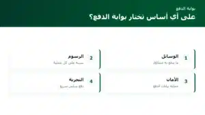 بوابات الدفع للمتاجر: كيف تختار الأنسب لعملائك وهامشك